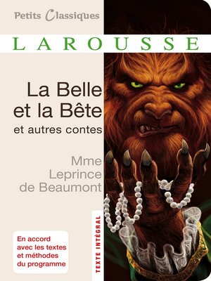 cover image of La belle et la bête et autres contes